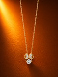 MM Necklace-Gold White