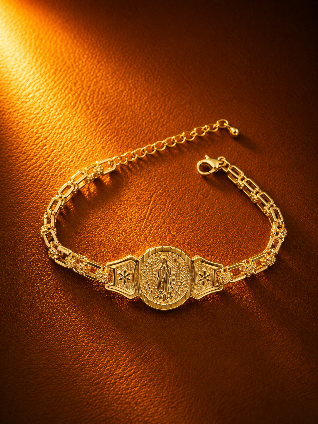 Virgin Mary Bracelet- 18K Gold Plated