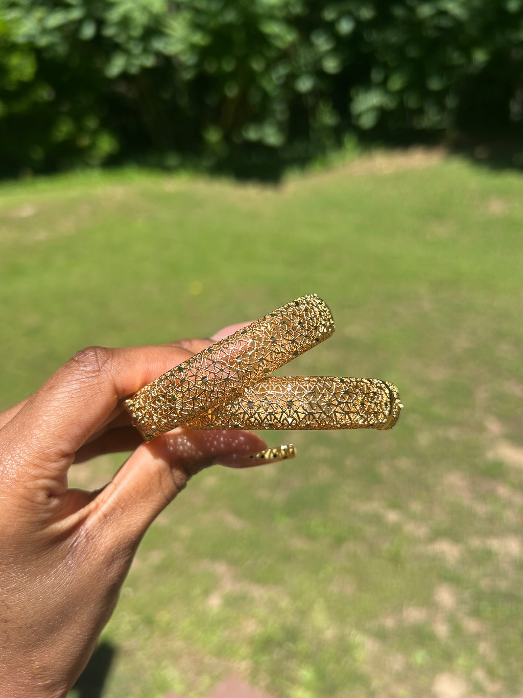 24k Gold Plated Bangles-2