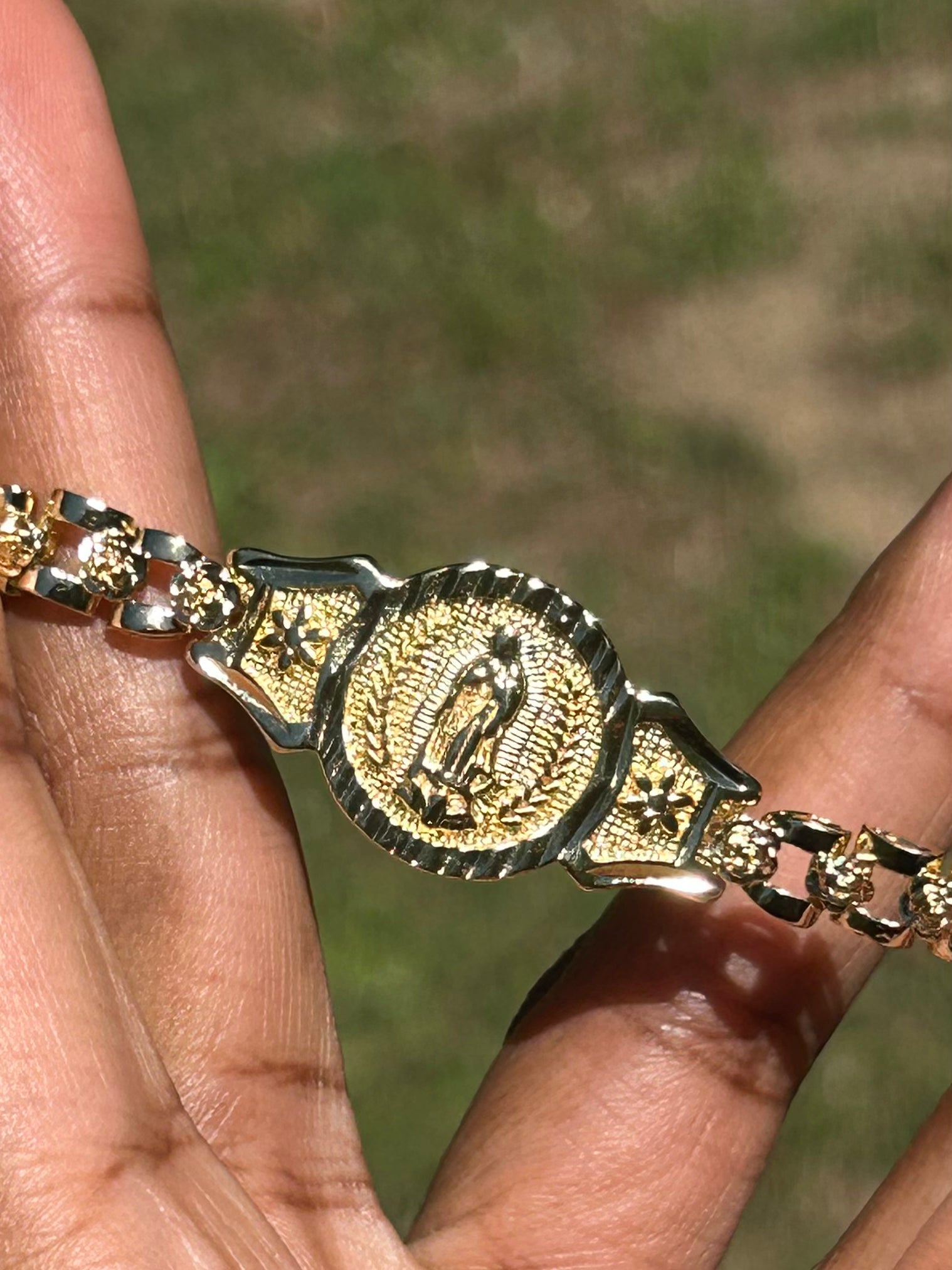 Virgin Mary Bracelet- 18K Gold Plated