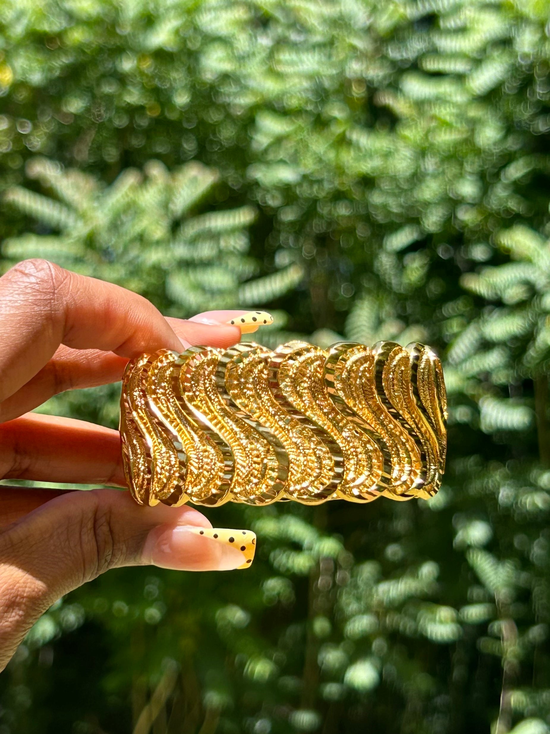 24K Bracelet and Ring Set-2