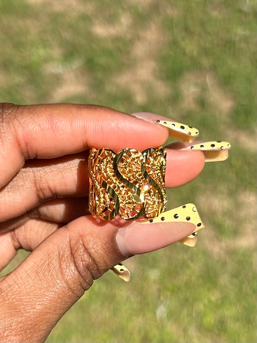 24K Bracelet and Ring Set-2